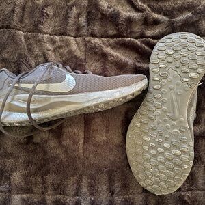 Nike Black Running Shoes with White Label Tag